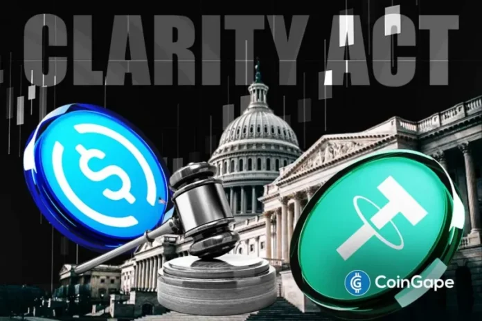 White House economists have allayed concerns that stablecoin rewards could pose a risk to bank deposits, providing a major boost for the CLARITY Act. The study by these economists also found that banning stablecoin rewards will do little to aid bank lending, indicating that the stablecoin yield provision will do little or no harm to
The post <a href="https://coingape.com/clarity-act-white-house-says-deposit-flight-risk-from-stablecoin-rewards-quantitatively-small/">CLARITY Act: White House Says Deposit Flight Risk From Stablecoin Rewards “Quantitatively Small”</a> appeared first on <a href="https://coingape.com/">CoinGape</a>.