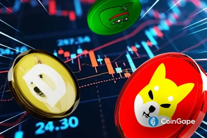 The hype around meme coins like Dogecoin (DOGE), Shiba Inu (SHIB), and Pepe Coin (PEPE) has faded over the last three months. Due to less buzz around these coins, the total meme coin market cap has dropped by 16% in the last three months to $36.28 billion at press time. However, the recent dismissal of
The post <a href="https://coingape.com/markets/why-this-california-meme-coin-ruling-could-trigger-a-doge-shib-and-pepe-coin-rally/">Why this California Meme Coin Ruling Could Trigger a DOGE, SHIB And Pepe Coin Rally</a> appeared first on <a href="https://coingape.com/">CoinGape</a>.