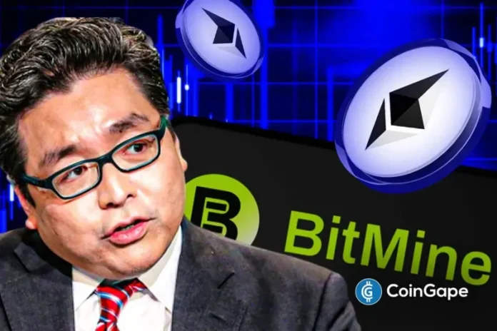 Ethereum treasury company Bitmine has announced another weekly Ethereum buy, bringing its holdings above 5 million ETH. The BMNR stock is trading flat amid the announcement of this latest purchase, even as the Ethereum treasury company is now a step closer to holding 5% of the total ETH supply. Ad Ad Bitmine Purchases 101,901 ETH
The post <a href="https://coingape.com/tom-lees-bitmine-adds-101901-eth-pushing-ethereum-holdings-above-5-million/">Tom Lee’s Bitmine Adds 101,901 ETH, Pushing Ethereum Holdings Above 5 Million</a> appeared first on <a href="https://coingape.com/">CoinGape</a>.